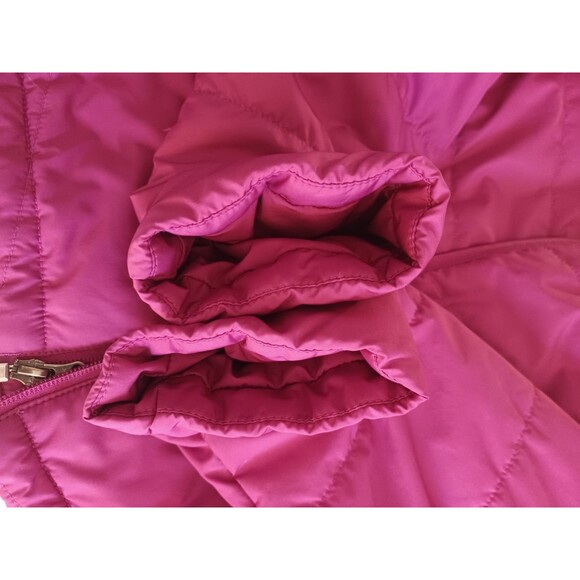 North Face Raspberry Puffer Jacket- Womens Large - Picture 7 of 7